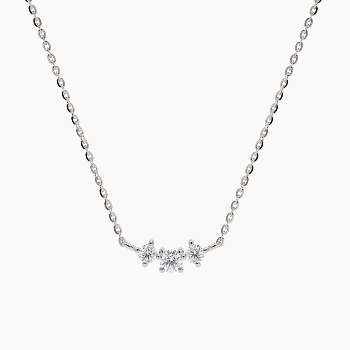 Three Diamond Necklace - Narcissus