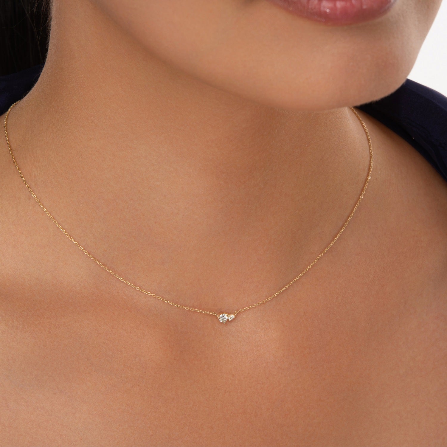 Two-Diamond Necklace