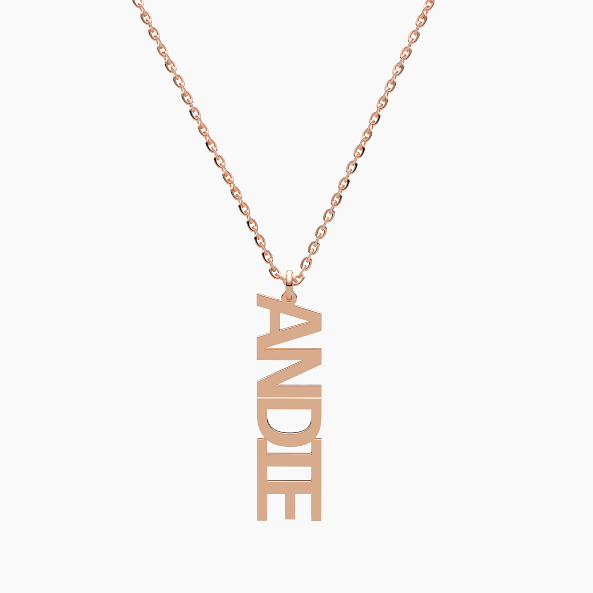 Vertical Name Necklace - Narcissus