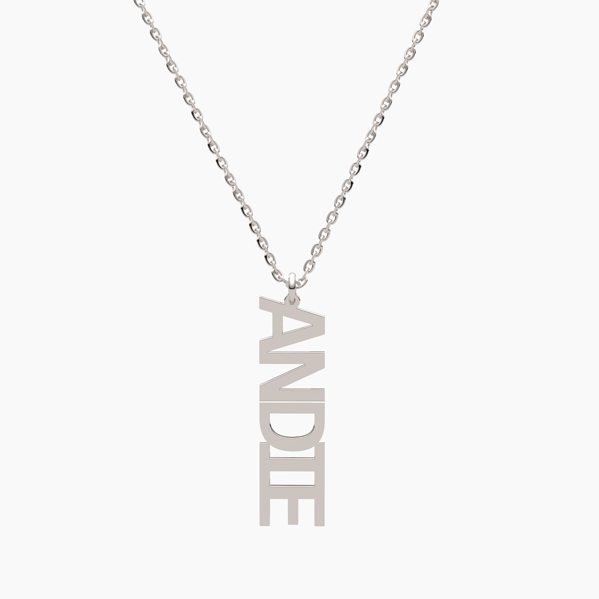 Vertical Name Necklace - Narcissus