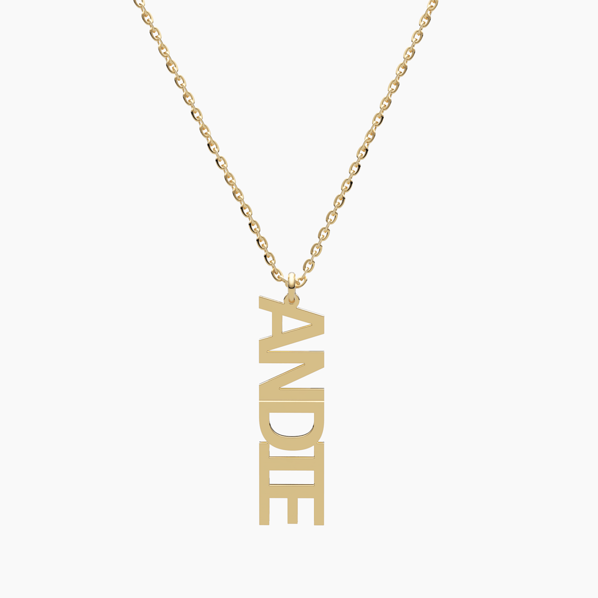 Vertical Name Necklace - Narcissus