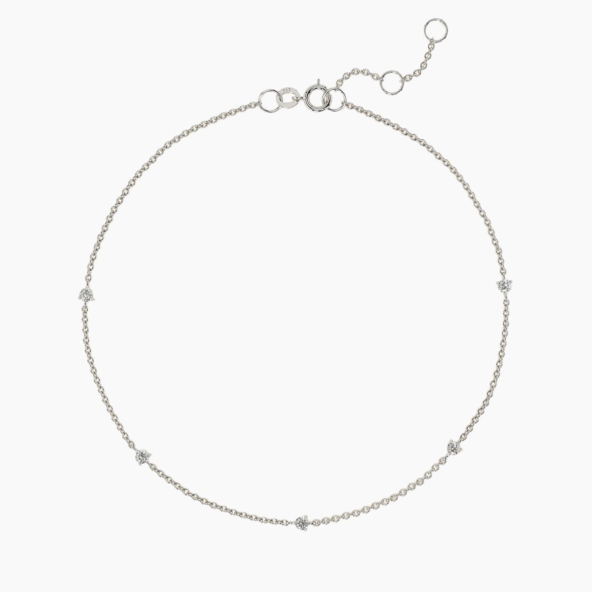 Diamond By The Yard Bracelet in White Gold - Narcissus