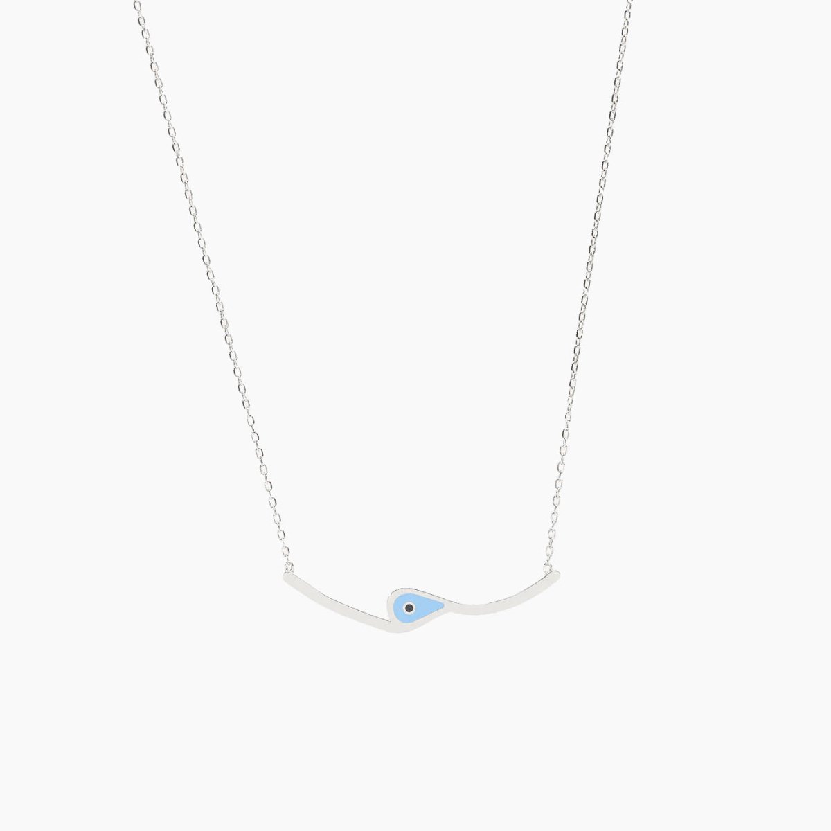 Evil Eye Bar Necklace - Narcissus