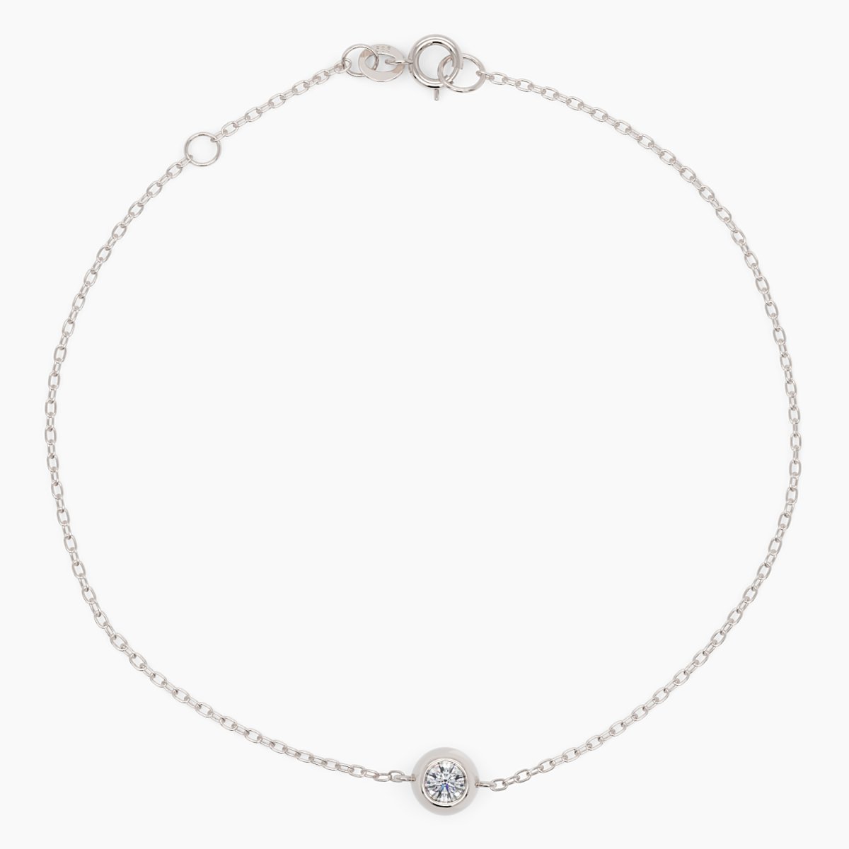 Two - Sided Diamond Bezel Bracelet - Narcissus