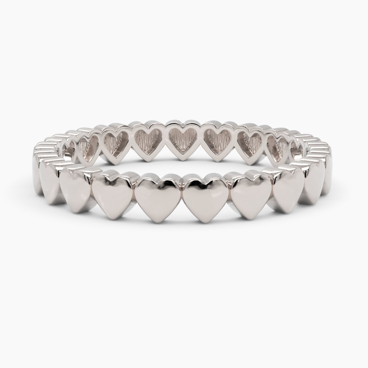 Heart Eternity Gold Band - Narcissus