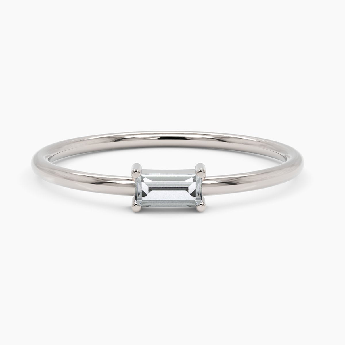 Baguette Diamond Ring - Narcissus