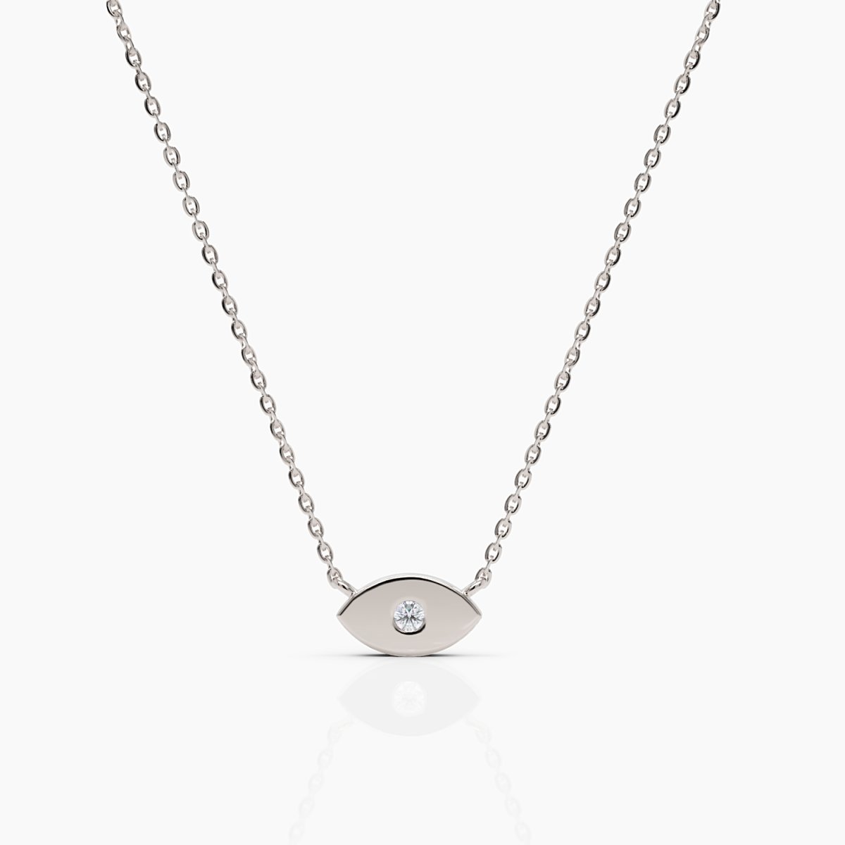 Evil Eye Diamond Necklace - Narcissus