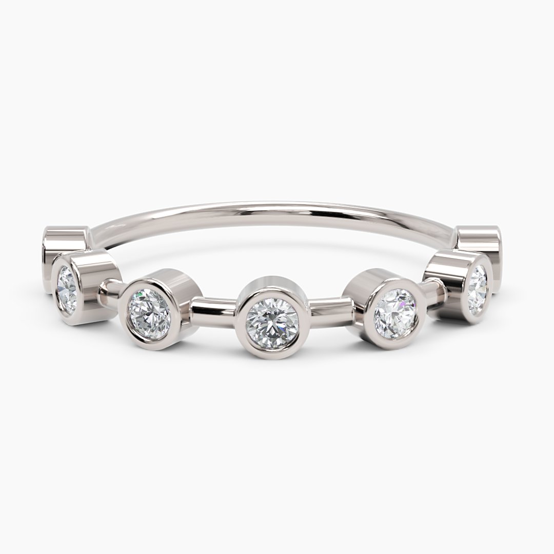 Spaced Multi - Diamond Ring - Narcissus