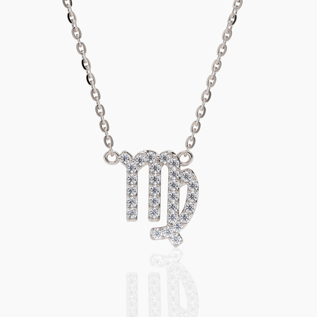 Diamond Zodiac Sign Necklace - Narcissus