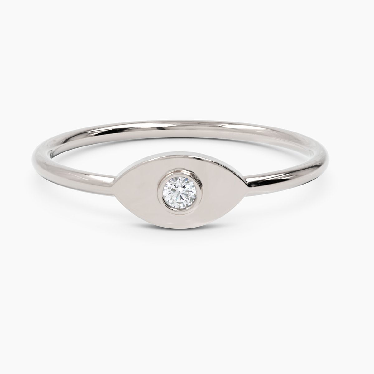 Evil Eye Diamond Ring - Narcissus