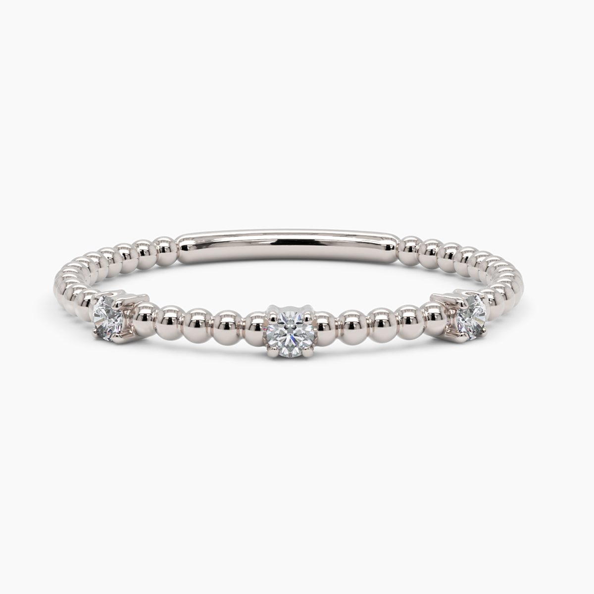 Diamond Beaded Ring - Narcissus