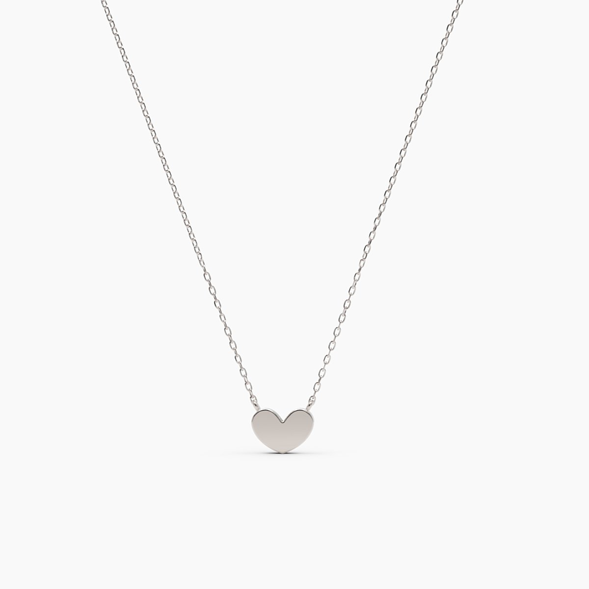 Dainty Heart Necklace - Narcissus