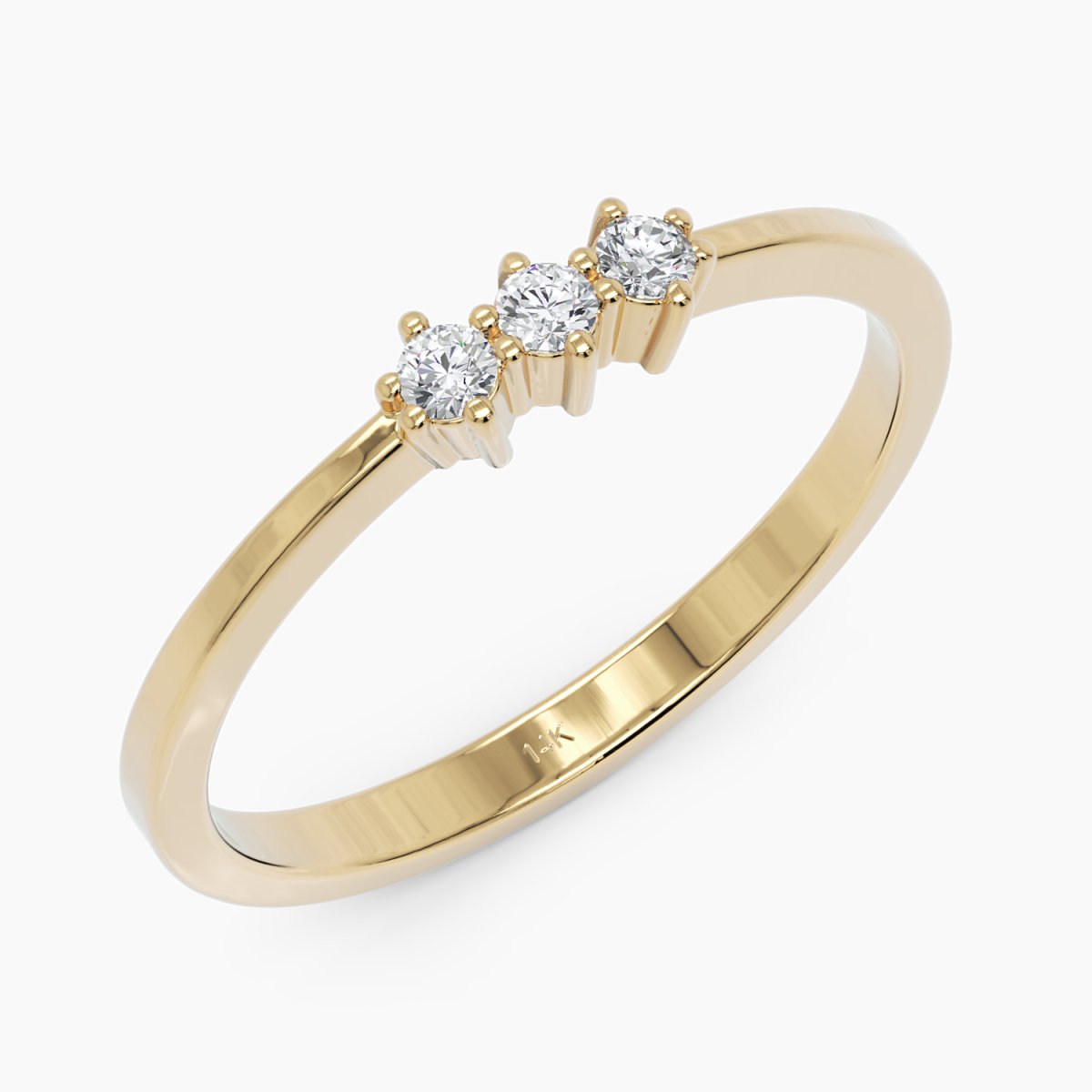 Triple Diamond Ring - Narcissus