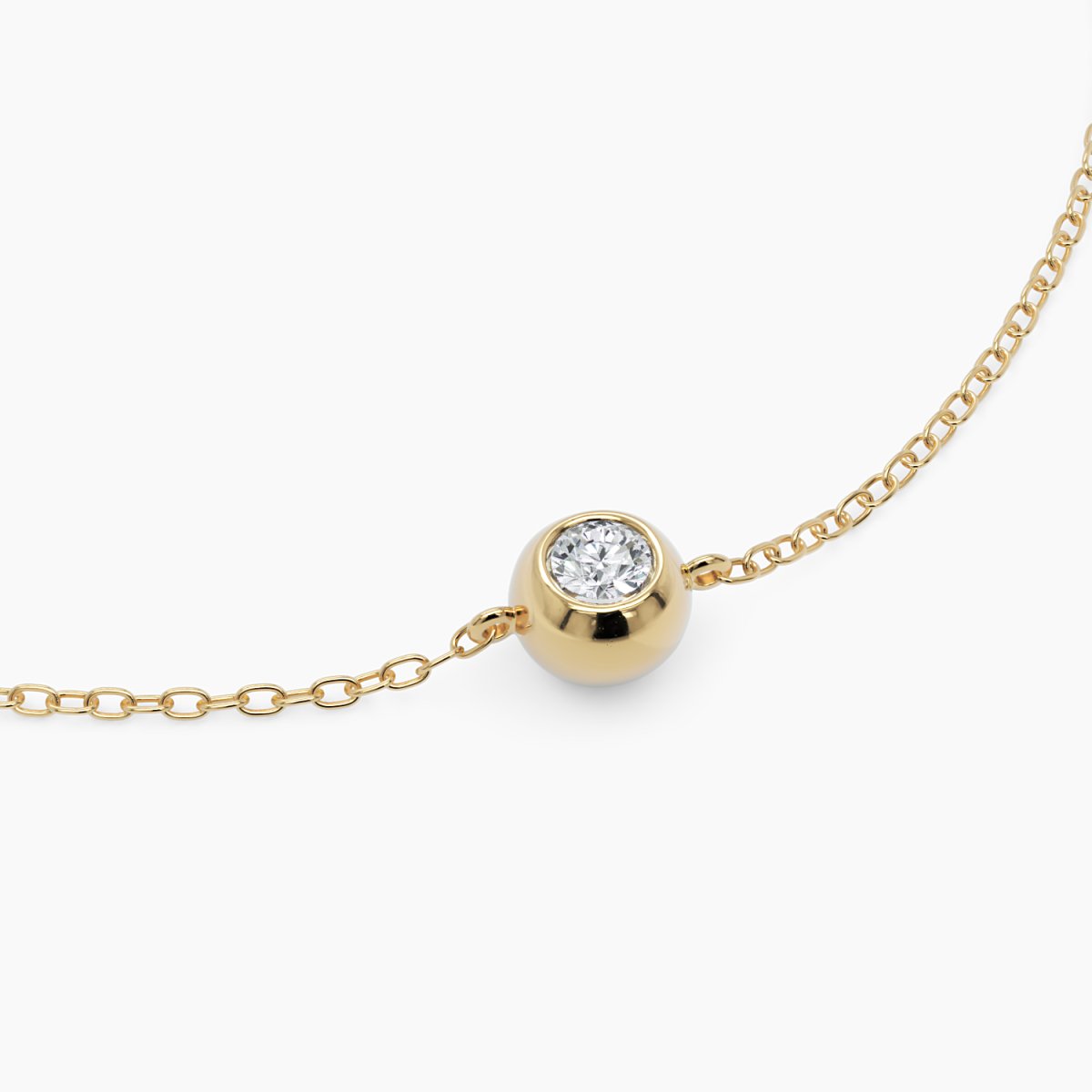 Two - Sided Diamond Bezel Bracelet - Narcissus