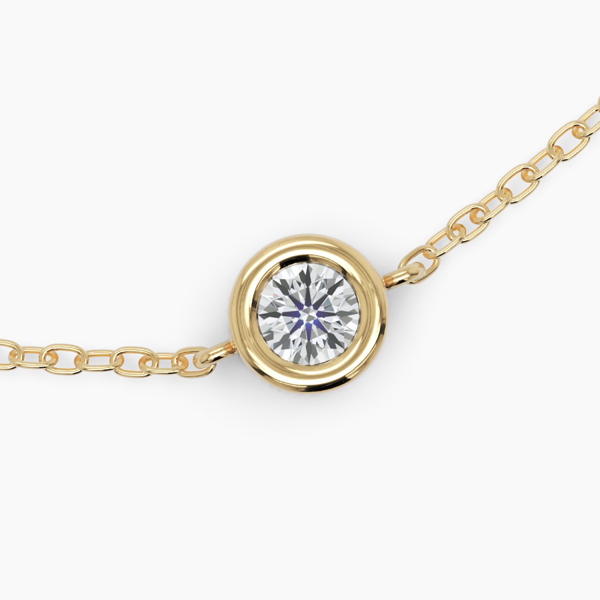 Diamond Bezel Bracelet - Narcissus