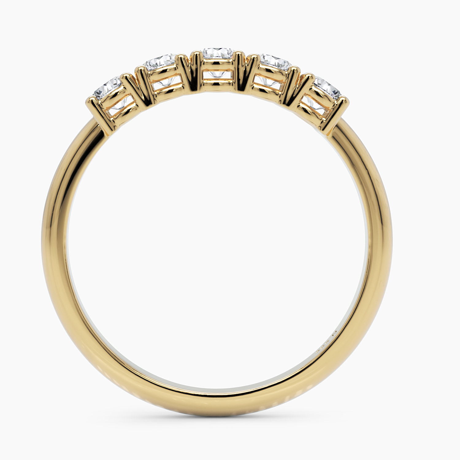 Five Diamond Band Ring