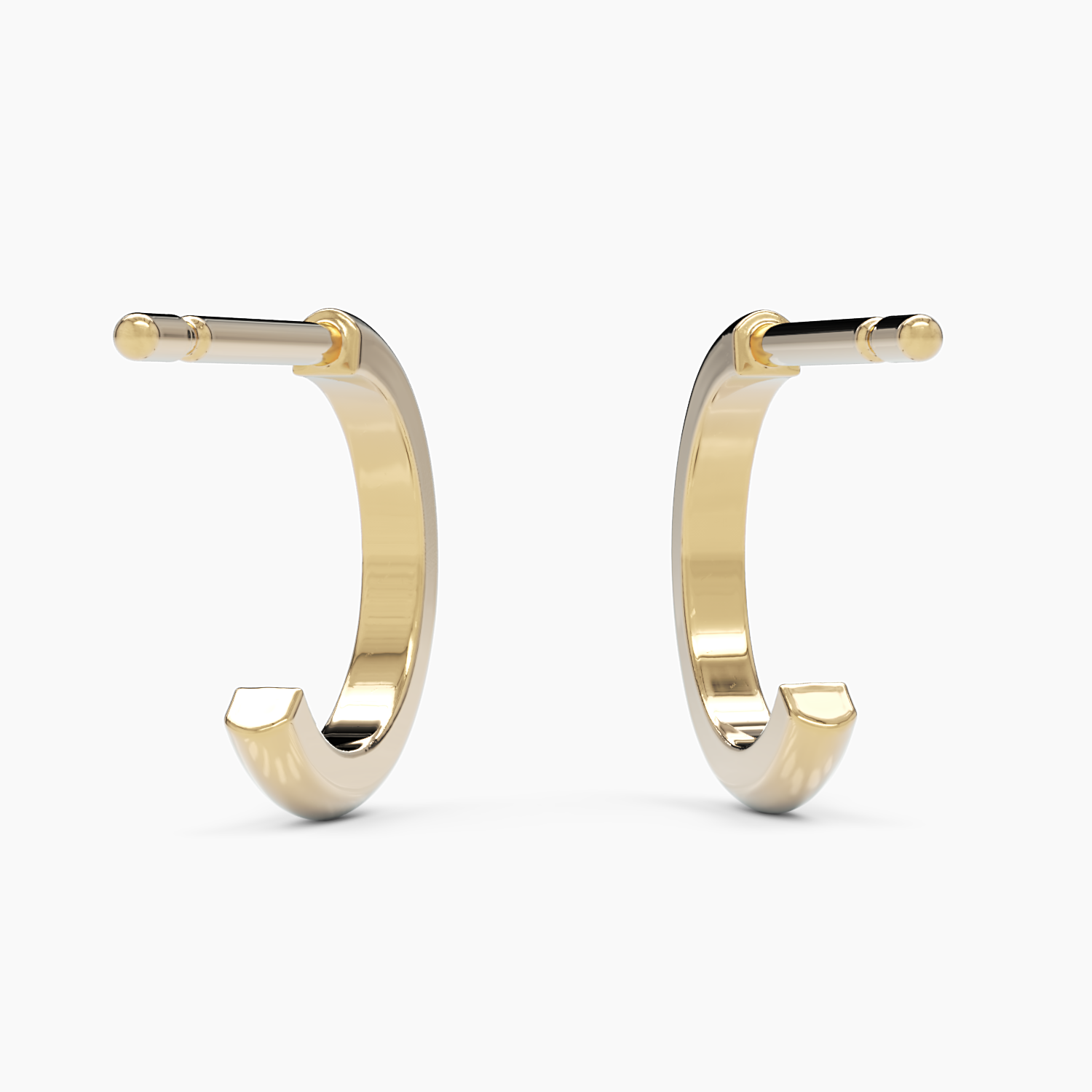 Solid Gold Mini Hoops