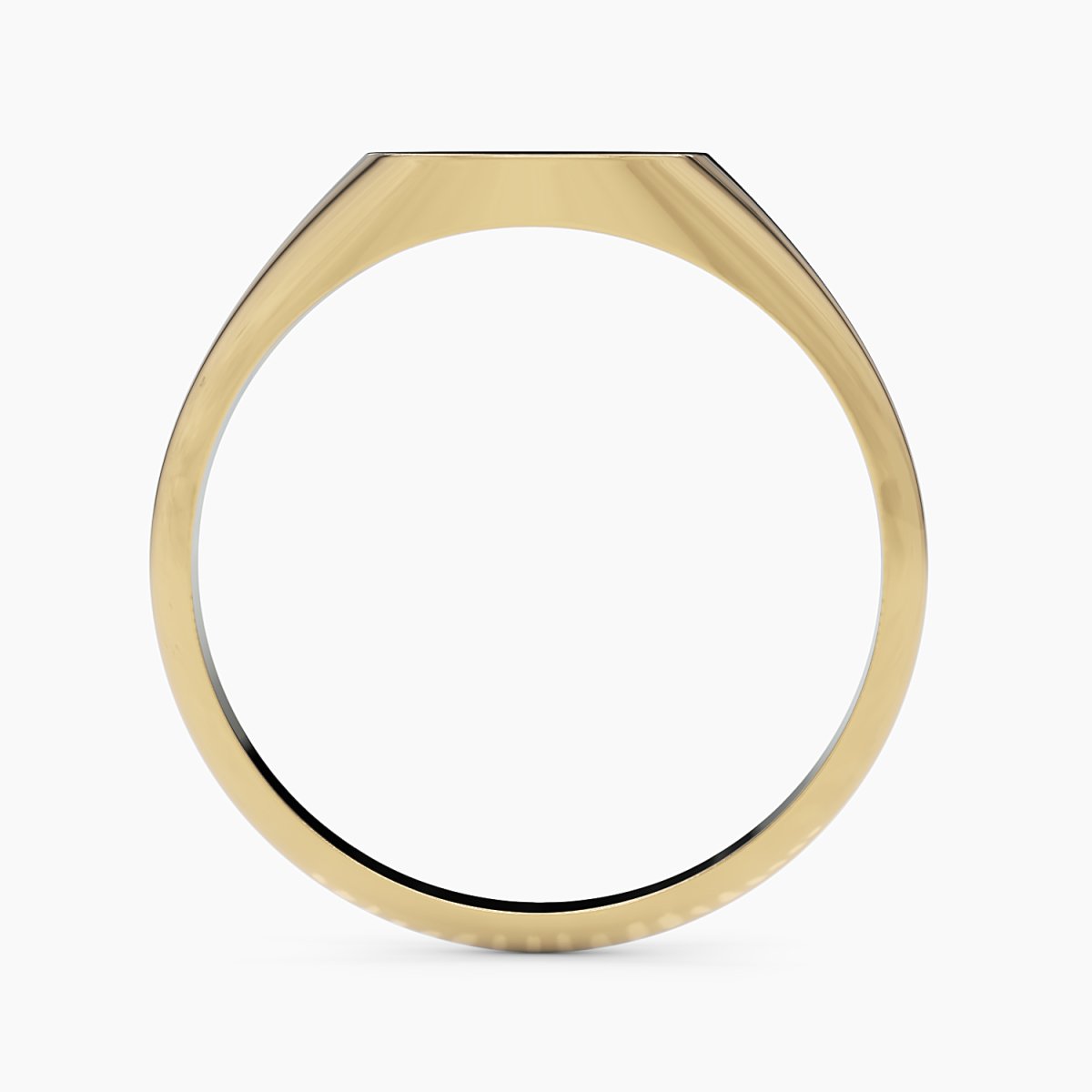 Mini Oval Signet Ring - Narcissus