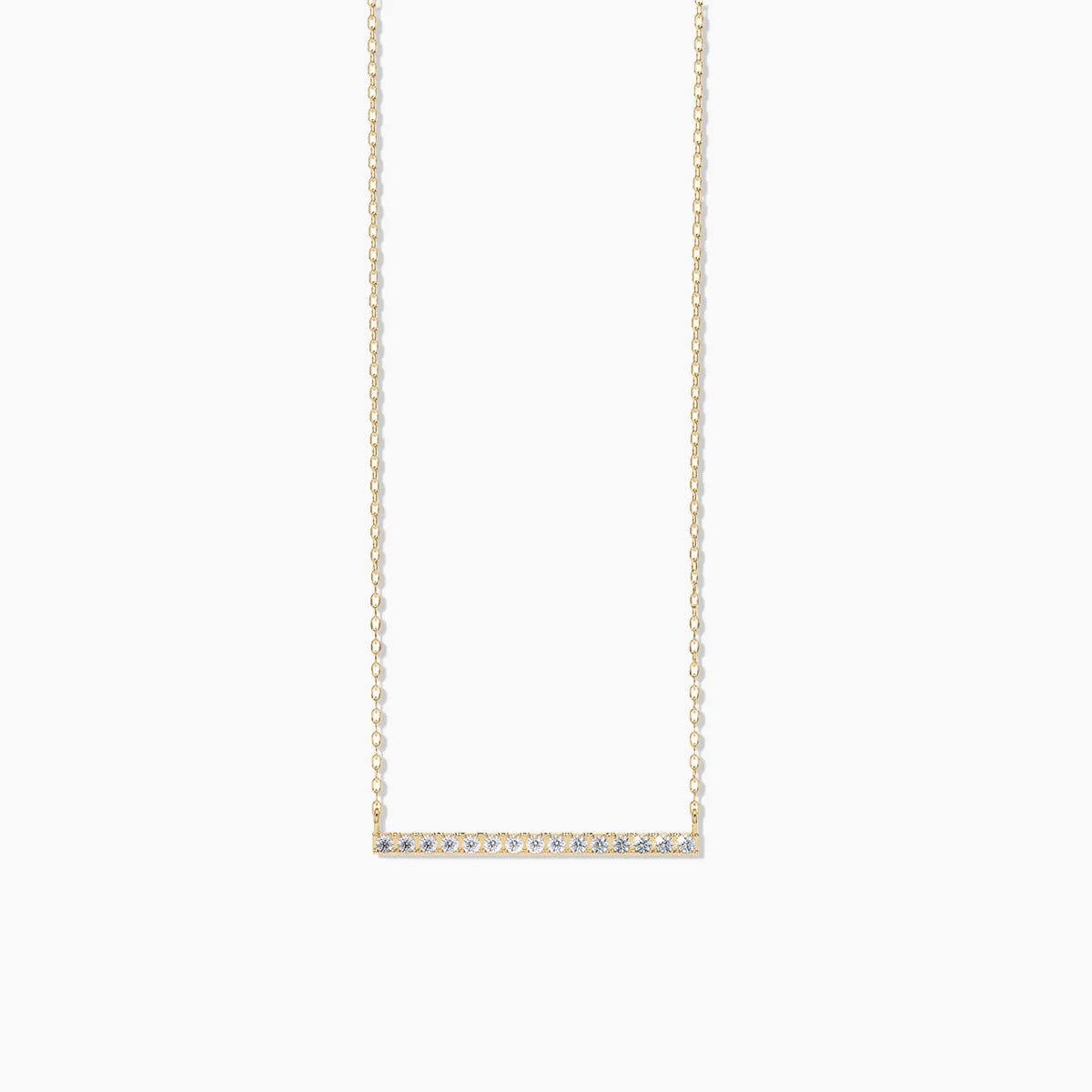 Diamond Bar Necklace - Narcissus