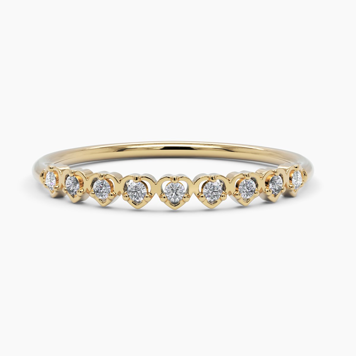 Diamond Heart Ring - Narcissus