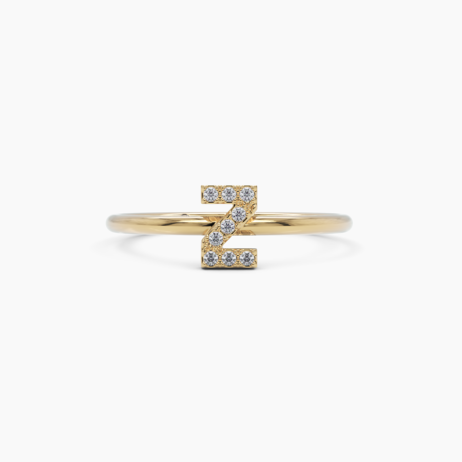 Diamond Initial Z Ring