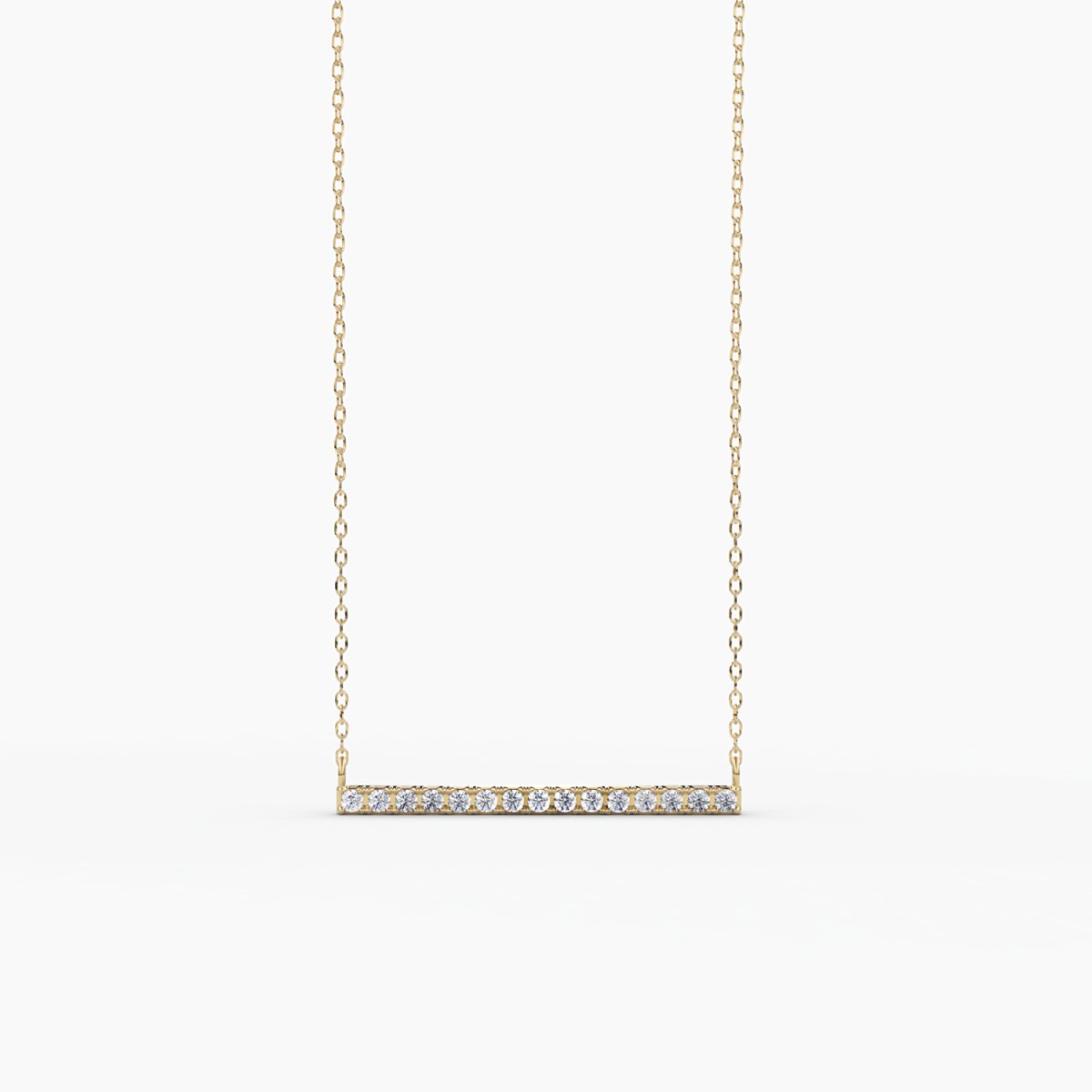 Diamond Bar Necklace - Narcissus