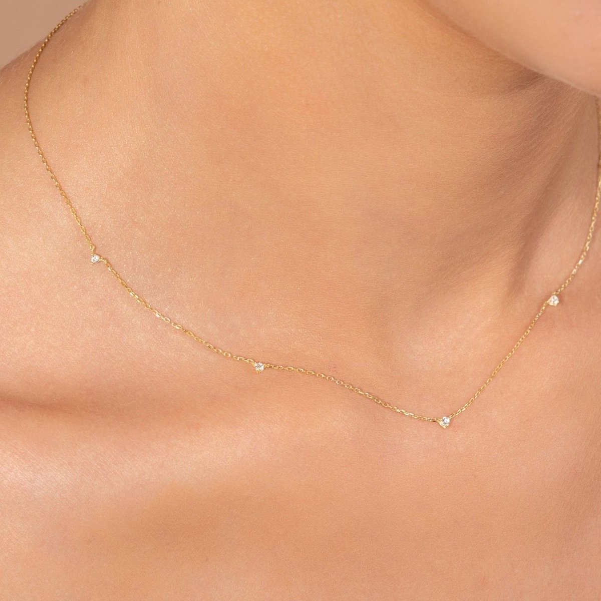 Diamond by the Yard Necklace - Narcissus