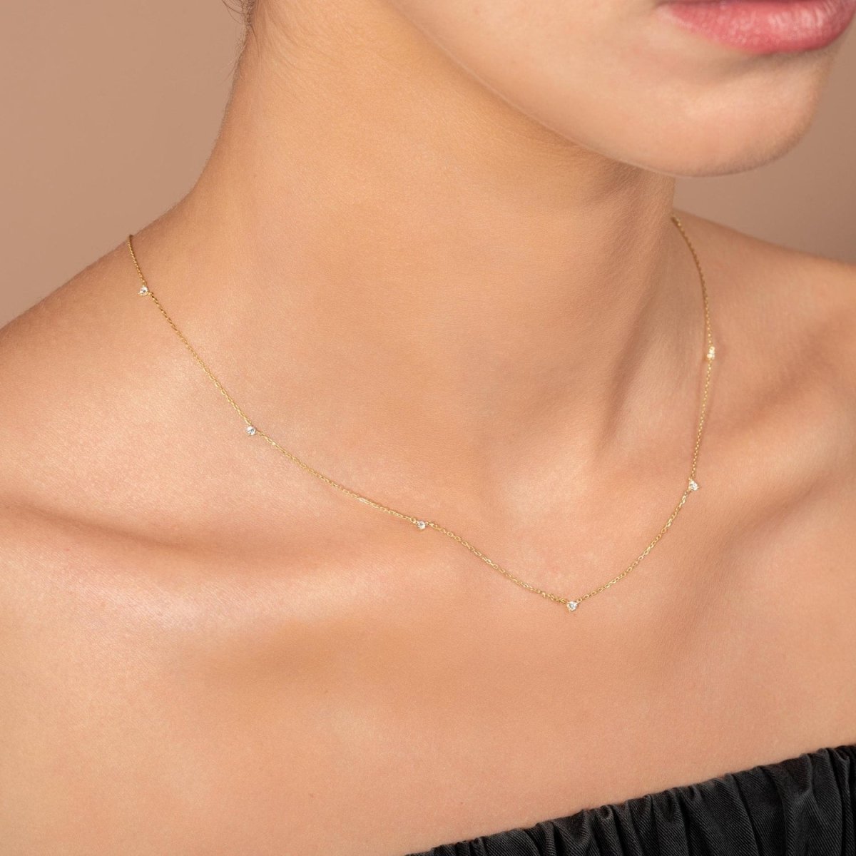 Diamond by the Yard Necklace - Narcissus