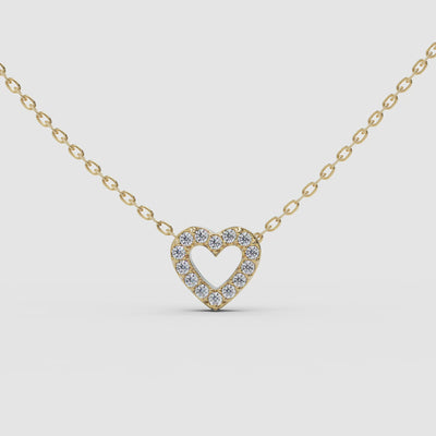 Small Diamond Heart Necklace video