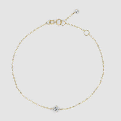 Lariat Diamond Bracelet - Narcissus