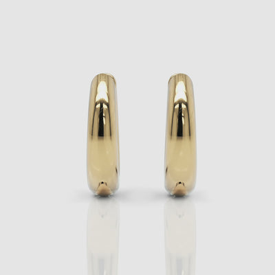 Teardrop Hoop Earrings  - Narcissus