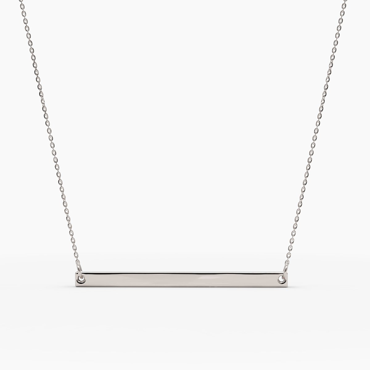 Personalized Gold Bar Necklace - Narcissus