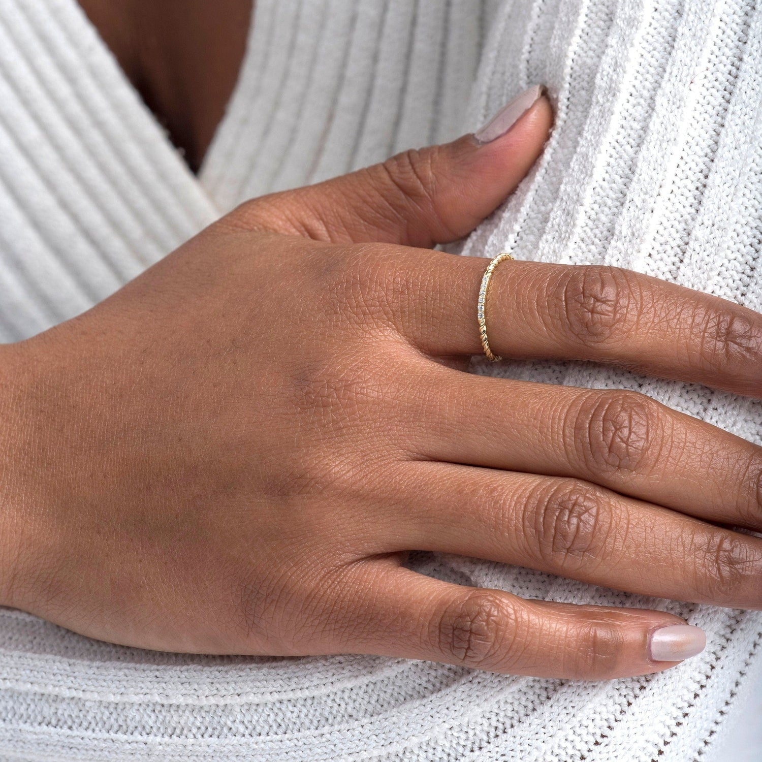 White Gold Dainty Diamond Engagement Ring With 3 Carat Pear Shape Cubiz  Zirconia Center Stone