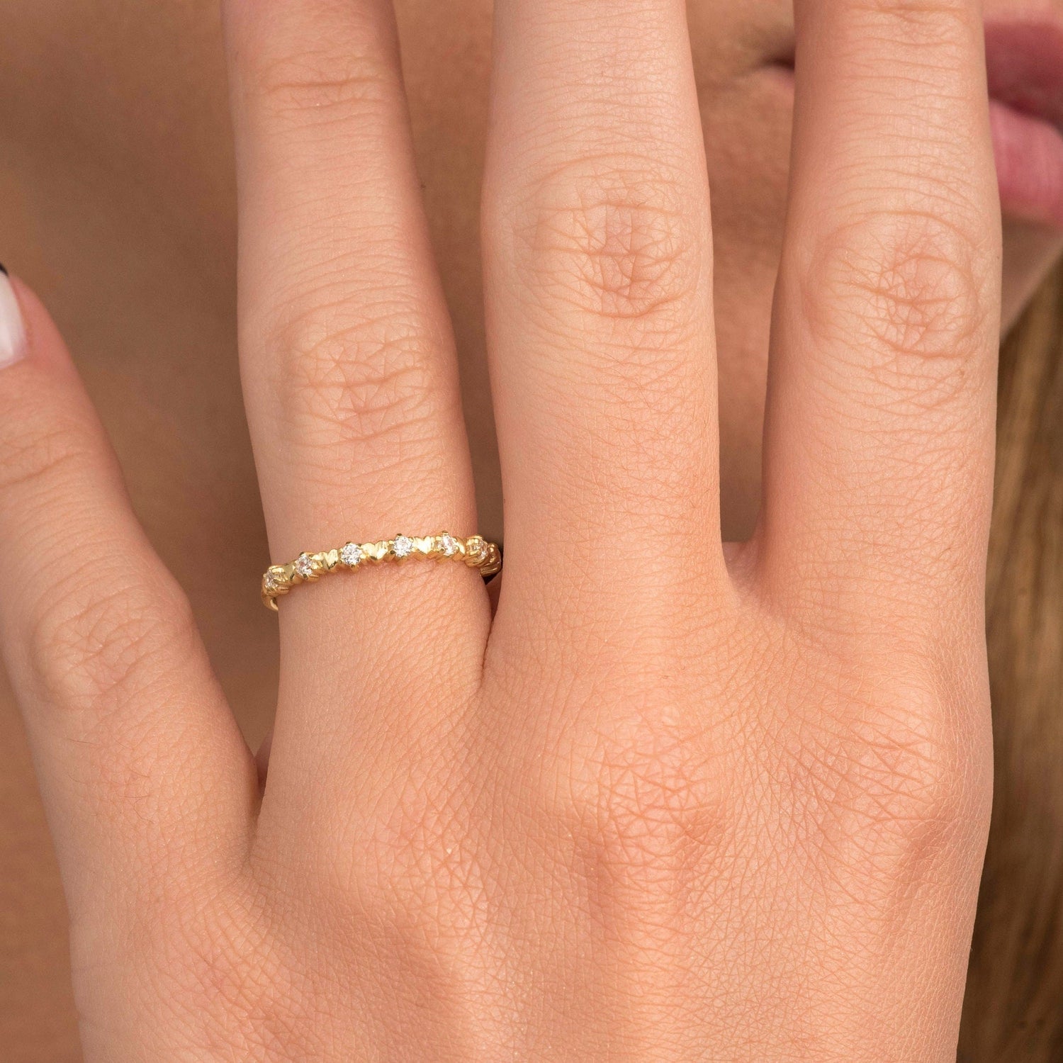 Diamond Heart Ring, Heart Diamond Engagement Ring, 14k Gold Ring, Gold Heart Ring, Rose Gold Ring, Simple Engagement Ring, Anniversary Gift